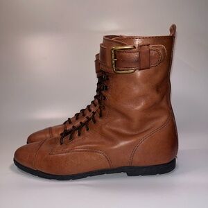 Vintage 90’s MIA Patrol lace-up leather combat boots